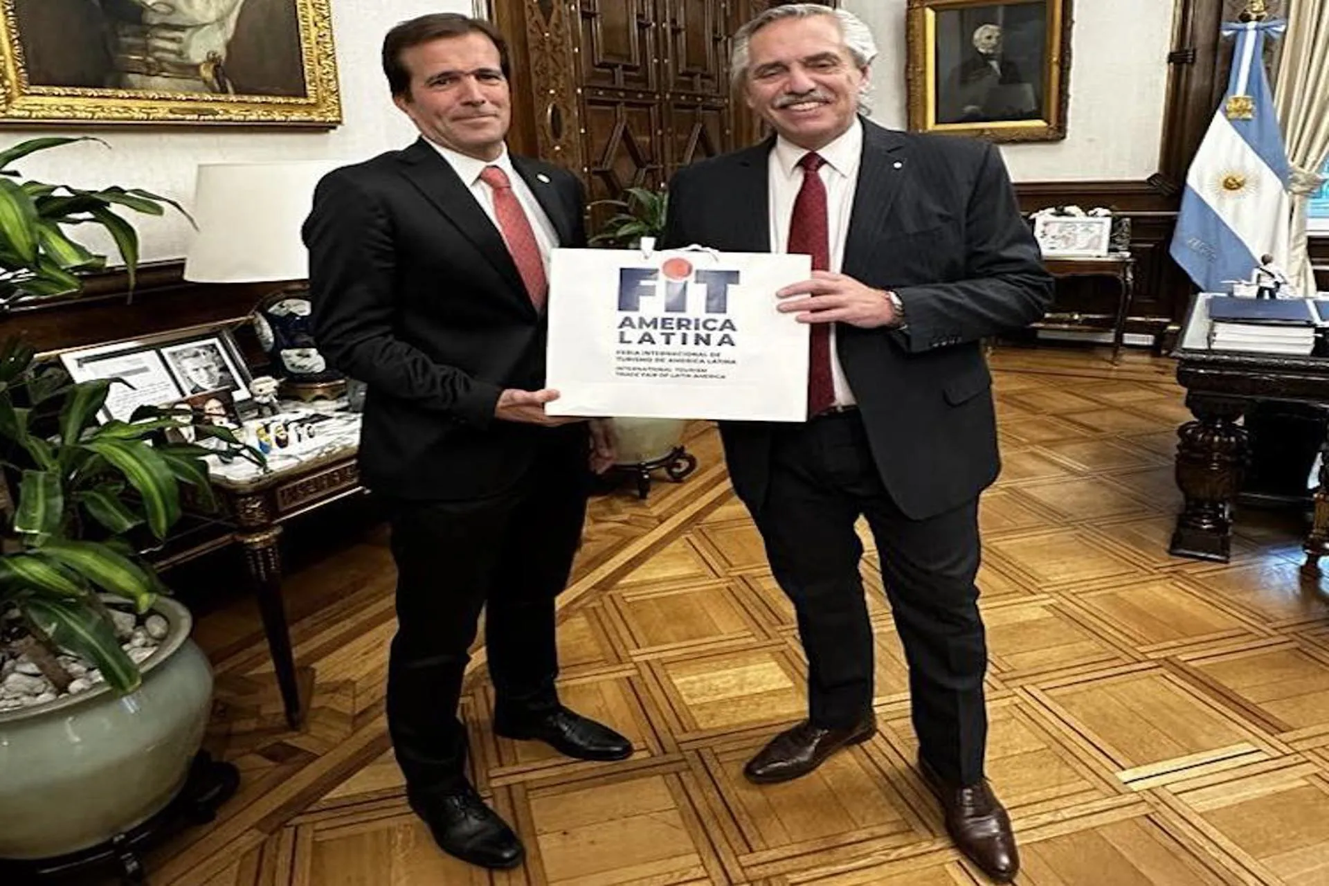 La Feria Internacional de Turismo, (FIT ) en la Casa Rosada