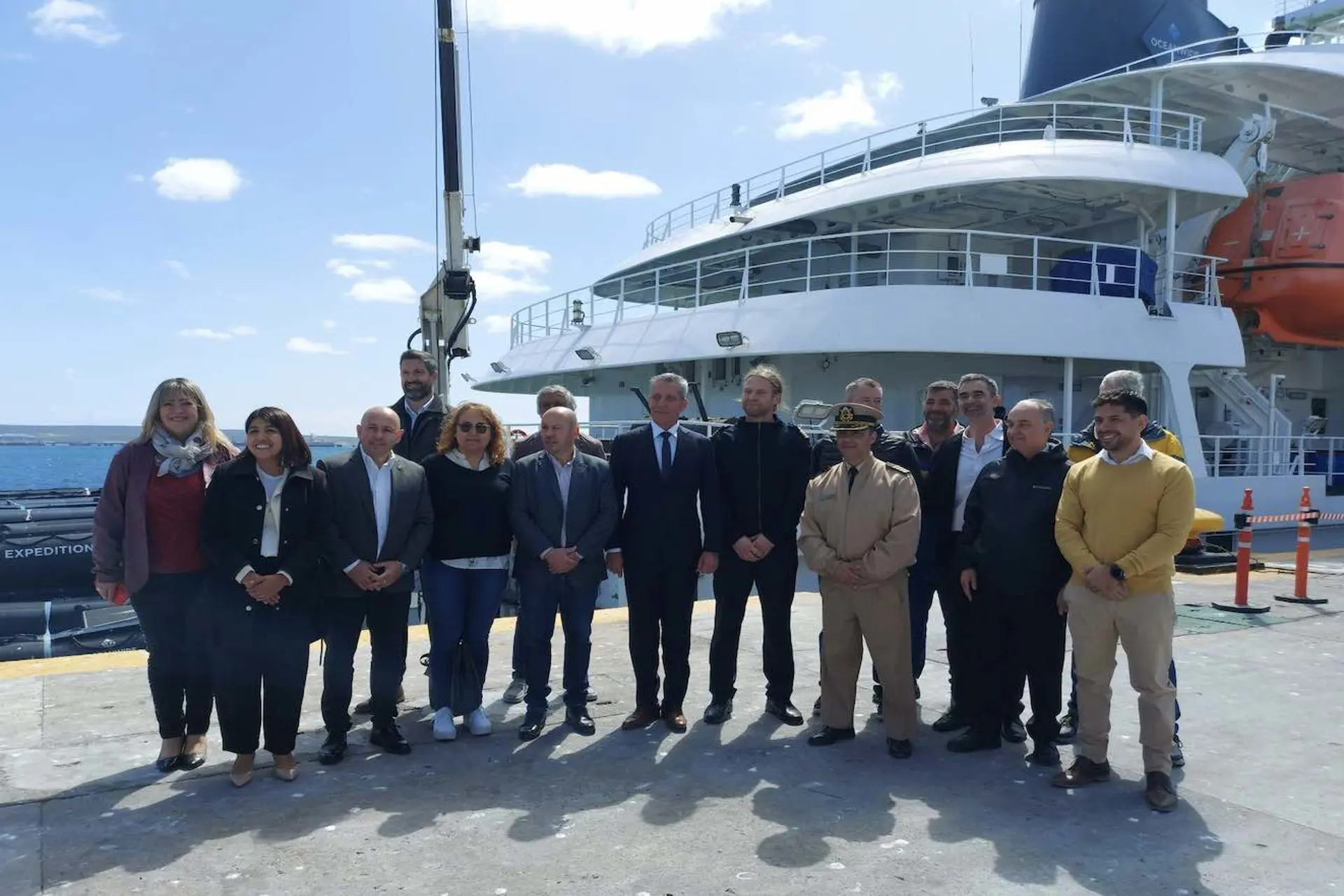 Chubut: inició temporada de Cruceros 2023-24 que será récord
