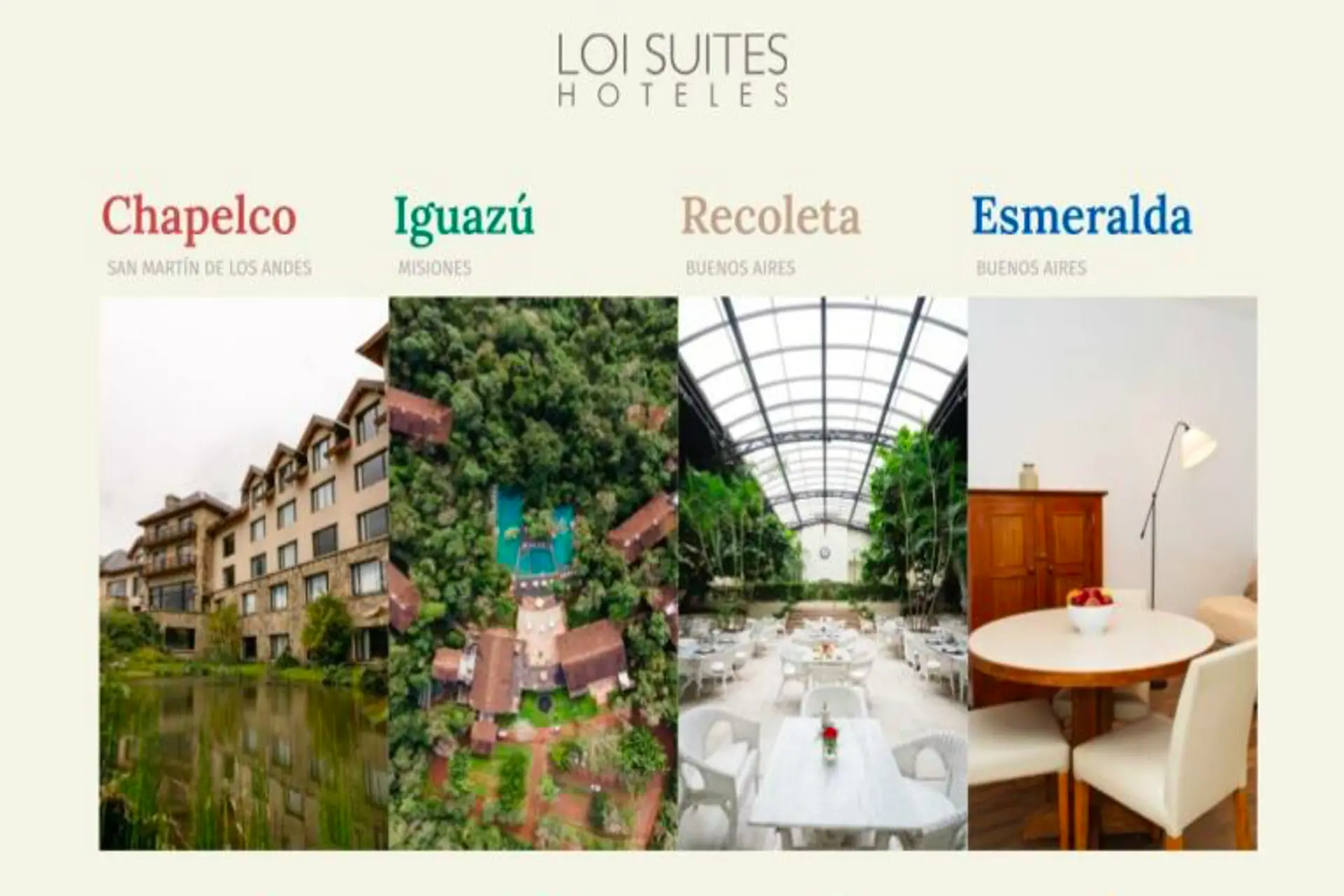 Loi Suites planea expandirse a nuevas provincias de la Argentina