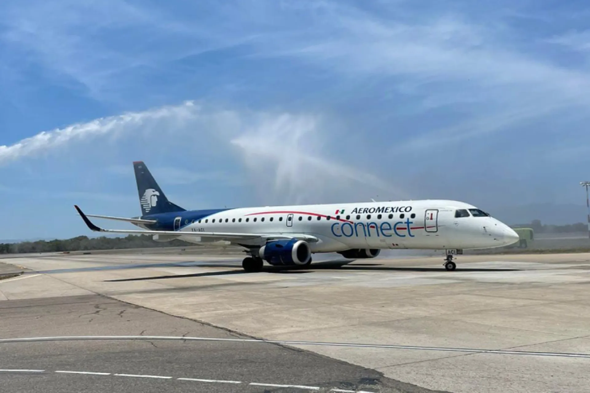 Aeromexico realizo el primer vuelo saliendo del nuevo aeropuerto AIFA