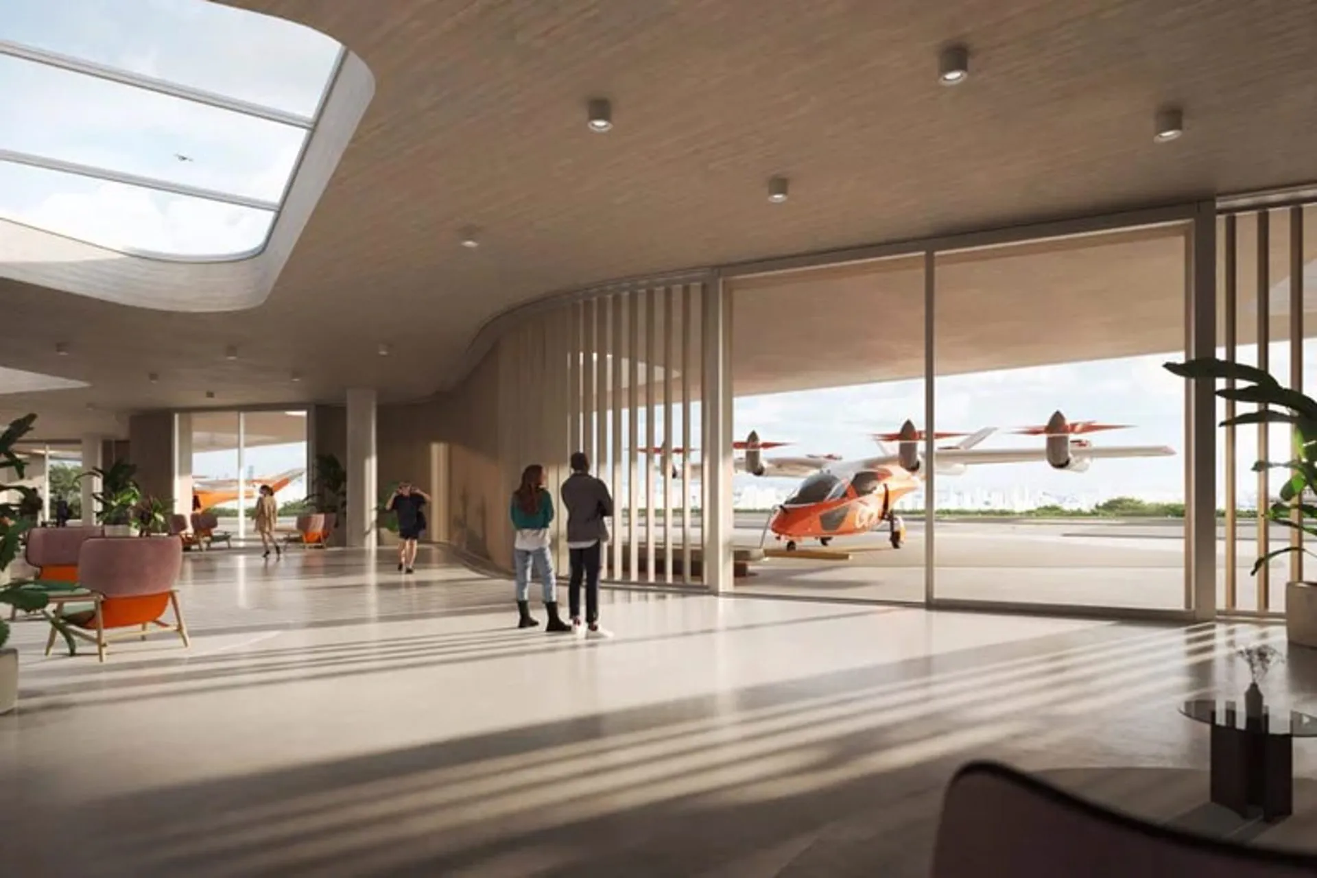 Líderes globales de la aviación anunciaron que exploraran requerimientos de infraestructura para los eVTOL (aviones eléctricos de despegue y aterrizaje vertical)