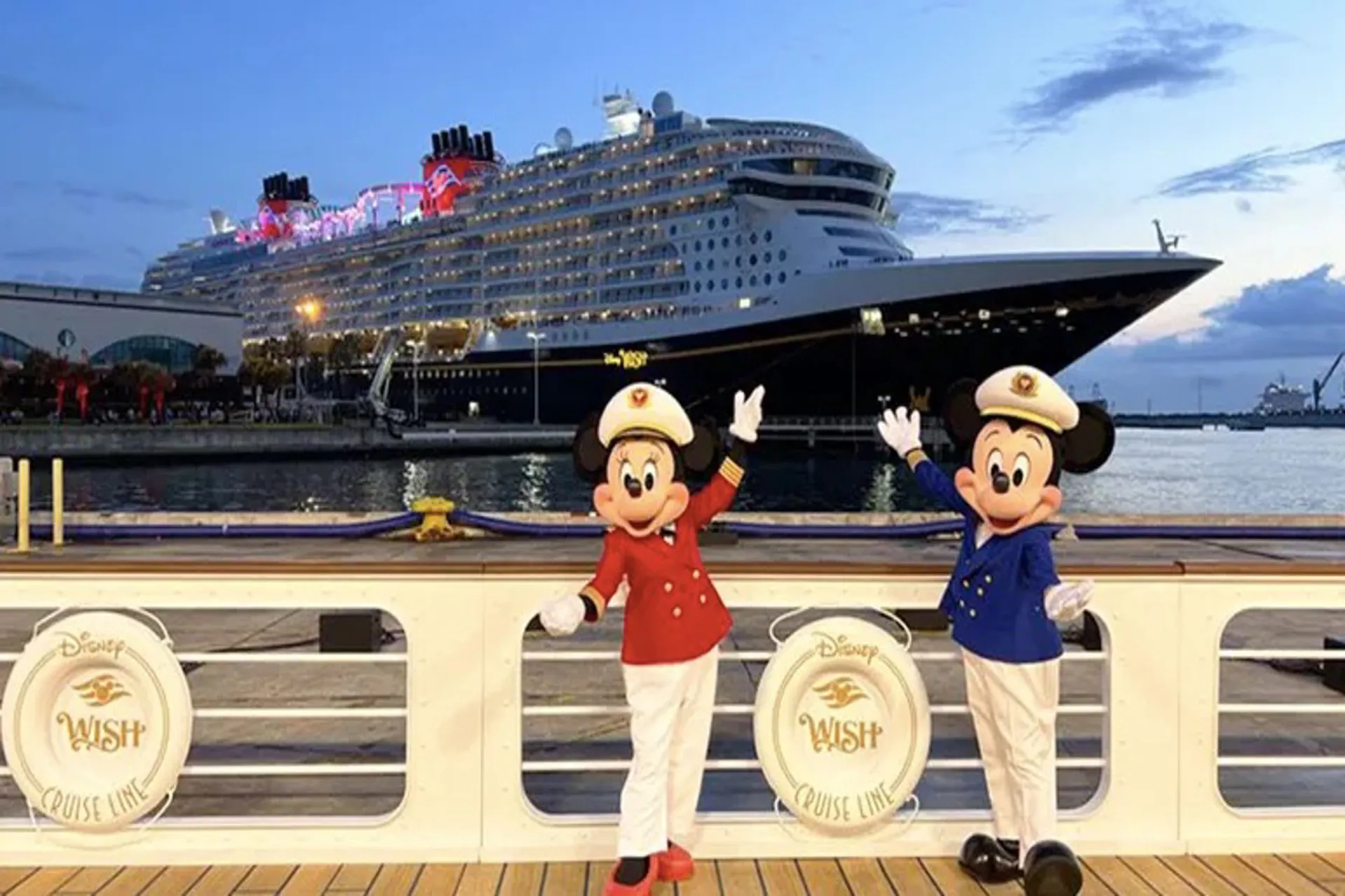 Disney Wish, el barco mas nuevo de Disney, llego a Puerto Cañaveral