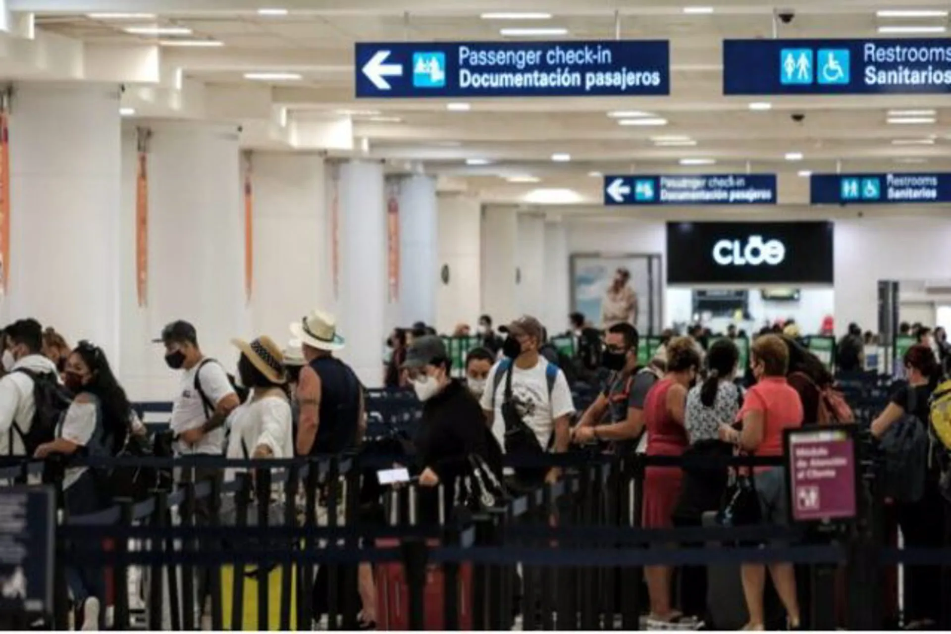 Aeropuerto de Cancun supera en un 10% los cifras alcanzadas en 2019